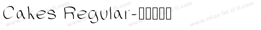 Cakes Regular字体转换